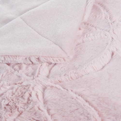 Maisons Du Monde Plaids Plaid Imitation Fourrure Rose 130x170 4 Maisons Du Monde Plaids Plaid Imitation Fourrure Rose 130x170 – Image 2