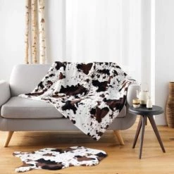 Douceur D'Intérieur Plaids Plaid Imitation Fourrure Sherpa 125x150cm