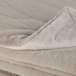 Maisons Du Monde Plaids Plaid Imitation Fourrure Taupe 150x180, OEKO-TEX® -Plaids Soldes plaid imitation fourrure taupe 150x180 oeko tex 1000 3 28 222822 3