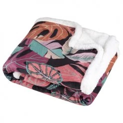 Lovely Casa Plaids Plaid Imprimé Polyester Multicolore 160x130cm -Plaids Soldes plaid imprime polyester multicolore 160x130cm 1