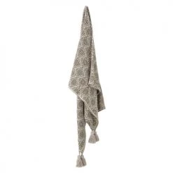 Bloomingville Plaids Plaid Isha Coton Recyclé 160x130cm -Plaids Soldes plaid isha coton recycle 160x130cm 2