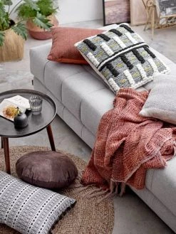 Bloomingville Plaids Plaid Jude Orange 170x130cm