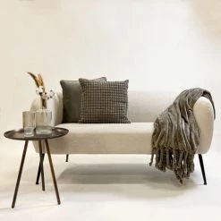 Dutch Decor Plaids Plaid Marron Fleece 150x200 Cm Uni -Plaids Soldes plaid marron fleece 150x200 cm uni 13