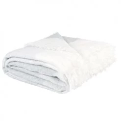 Maisons Du Monde Plaids Plaid Motifs à Carreaux écru Et Gris 150x200 -Plaids Soldes plaid motifs a carreaux ecru et gris 150x200 1000 2 24 208099 2