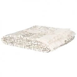 Maisons Du Monde Plaids Plaid Motifs Graphiques Tissés écru Et Vert Olive 60x90