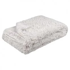 Stof Plaids Plaid Mouton Naturel 130x160cm -Plaids Soldes plaid mouton naturel 130x160cm 1