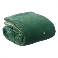 Vivaraise Plaids Plaid Points Noués En Coton épicéa 140 X 200 -Plaids Soldes plaid points noues en coton epicea 140 x 200 1