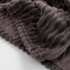 In The Mood Plaids Plaid Polaire Anthracite 180x130 -Plaids Soldes plaid polaire anthracite 180x130 6