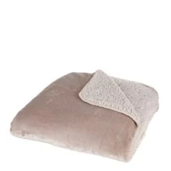 In The Mood Plaids Plaid Polaire Beige 200x150 -Plaids Soldes plaid polaire beige 200x150 5