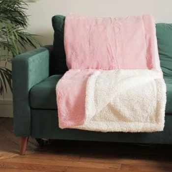 Le Comptoir De La Plage Plaids Plaid Polaire Doublé Imitation "Lapin" Crème 130x170cm 7 Le Comptoir De La Plage Plaids Plaid Polaire Doublé Imitation "Lapin" Crème 130x170cm – Image 5