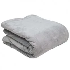 Sensei Maison Plaids Plaid Polaire Doublé Mouton Mastic 150x180 Cm -Plaids Soldes plaid polaire double mouton mastic 150x180 cm 3