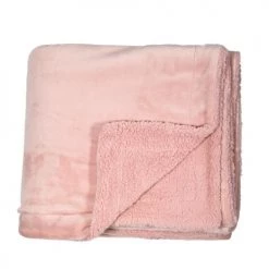 Sensei Maison Plaids Plaid Polaire Extra Doux Et Chaud Doublé Nude 150x180 Cm -Plaids Soldes plaid polaire extra doux et chaud double nude 150x180 cm 2