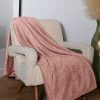 Sensei Maison Plaids Plaid Polaire Extra Doux Et Chaud Nude 150x180 Cm -Plaids Soldes plaid polaire extra doux et chaud nude 150x180 cm