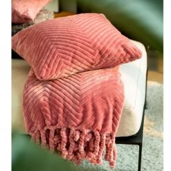 Dutch Decor Plaids Plaid Rose Fleece 140x180 Cm Avec Motif -Plaids Soldes plaid rose fleece 140x180 cm avec motif 5