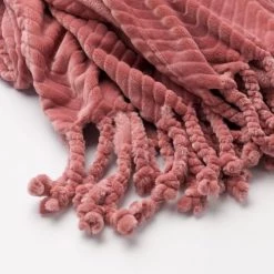 Dutch Decor Plaids Plaid Rose Fleece 140x180 Cm Avec Motif -Plaids Soldes plaid rose fleece 140x180 cm avec motif 6