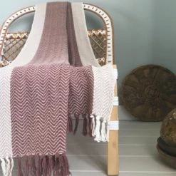 Malagoon Plaids Plaid Rose Pierre 125x170 -Plaids Soldes plaid rose pierre 125x170 6