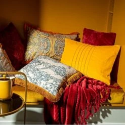 Dutch Decor Plaids Plaid Rouge Fleece 140x180 Cm Avec Motif -Plaids Soldes plaid rouge fleece 140x180 cm avec motif 5