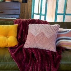 Dutch Decor Plaids Plaid Rouge Fleece 150x200 Cm Avec Motif -Plaids Soldes plaid rouge fleece 150x200 cm avec motif 2