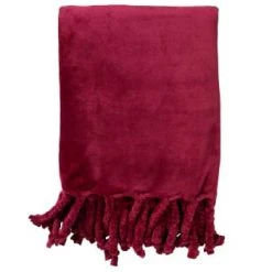 Dutch Decor Plaids Plaid Bleu Fleece 150x200 Cm Uni -Plaids Soldes plaid rouge fleece 150x200 cm uni 18