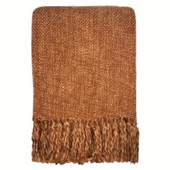 Malagoon Plaids Plaid Terre Cuite 125x150 -Plaids Soldes plaid terre cuite 125x150 2