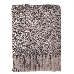 Malagoon Plaids Plaid Tissé Bicolore Rose Et Mauve 125x150 -Plaids Soldes plaid tisse bicolore rose et mauve 125x150 2