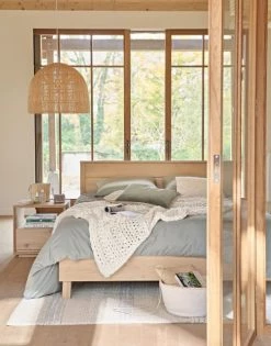 Maisons Du Monde Plaids Plaid Tressé écru 130x160 -Plaids Soldes plaid tresse ecru 130x160 1000 7 13 191155 9