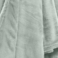 Today Plaids Plaid Uni En Polyester Vert 125x150 Cm -Plaids Soldes plaid uni en polyester vert 125x150 cm 2