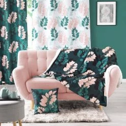 Douceur D'Intérieur Plaids Plaid Velours Sherpa émeraude 125x150cm -Plaids Soldes plaid velours sherpa emeraude 125x150cm 2