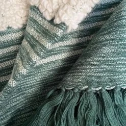 Malagoon Plaids Plaid Vert 125x150 -Plaids Soldes plaid vert 125x150 5