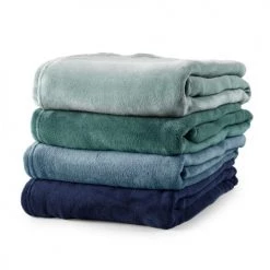 Dutch Decor Plaids Plaid Vert Fleece 150x200 Cm Uni -Plaids Soldes plaid vert fleece 150x200 cm uni 25