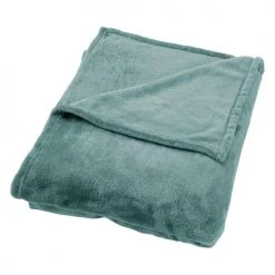 Dutch Decor Plaids Plaid Vert Fleece 150x200 Cm Uni -Plaids Soldes plaid vert fleece 150x200 cm uni 31