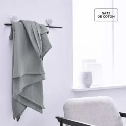 Home Maison Plaids Plaid Xl En Gaze De Coton Coton Bronze 200 X 150 -Plaids Soldes plaid xl en gaze de coton coton dune 200 x 150 7