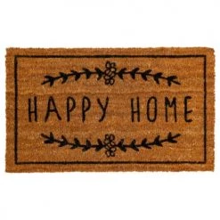 Five Simply Smart Set De 2 Paillassons Coco Bienvenue, Happy Home - 75x45cm -Plaids Soldes set de 2 paillassons coco bienvenue happy home 75x45cm 3