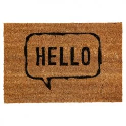 Five Simply Smart Set De 4 Paillassons Coco Bonjour, A Bientôt, Hello, Bienvenue - 60x40 -Plaids Soldes set de 4 paillassons coco bonjour a bientot hello bienvenue 60x40 5