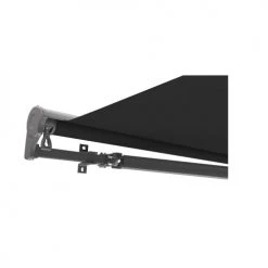 RED DECO Panneaux Et Stores Japonais Store Banne Motorisé 3x2.5m Aluminium Gris Avec Télécommande -Plaids Soldes store banne motorise 3x2 5m aluminium gris avec telecommande 2