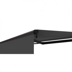RED DECO Panneaux Et Stores Japonais Store Banne Motorisé 3x2m Aluminium Gris Lambrequin Enroulable -Plaids Soldes store banne motorise 3x2m aluminium gris lambrequin enroulable 2