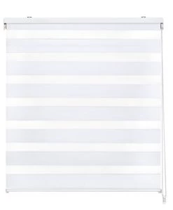 Easydeco Rideaux Et Voilages Store Enrouleur Jour Et Nuit - Blanc - 120 X 175 Cm
