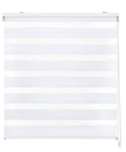 Easydeco Rideaux Et Voilages Store Enrouleur Jour Et Nuit - Gris - 120 X 250 Cm -Plaids Soldes store enrouleur jour et nuit blanc 120 x 250 cm