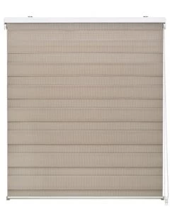 Easydeco Rideaux Et Voilages Store Enrouleur Jour Et Nuit - Gris - 150 X 250 Cm -Plaids Soldes store enrouleur jour et nuit gris 150 x 250 cm 1