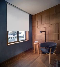 Easydeco Rideaux Et Voilages Store Enrouleur Occultant - Blanc - 90 X 250 Cm -Plaids Soldes store enrouleur occultant blanc 90 x 250 cm 2