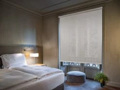 Easydeco Rideaux Et Voilages Store Enrouleur Voile Screen - Blanc - 90 X 250 Cm -Plaids Soldes store enrouleur voile screen blanc 90 x 250 cm 2