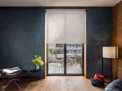 Easydeco Rideaux Et Voilages Store Enrouleur Voile Screen - Gris - 105 X 250 Cm -Plaids Soldes store enrouleur voile screen gris 105 x 250 cm 4