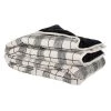 Maisons Du Monde Plaids Surmatelas Pour Canapé En Coton Imprimé écru Et Noir 55x182 -Plaids Soldes surmatelas pour canape en coton imprime ecru et noir 55x182 1000 0 24 228599 2