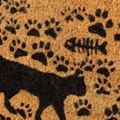 Unimasa Paillassons Tapis D'entrée En Fibres De Coco 60x40 -Plaids Soldes tapis d entree en fibres de coco 60x40 2